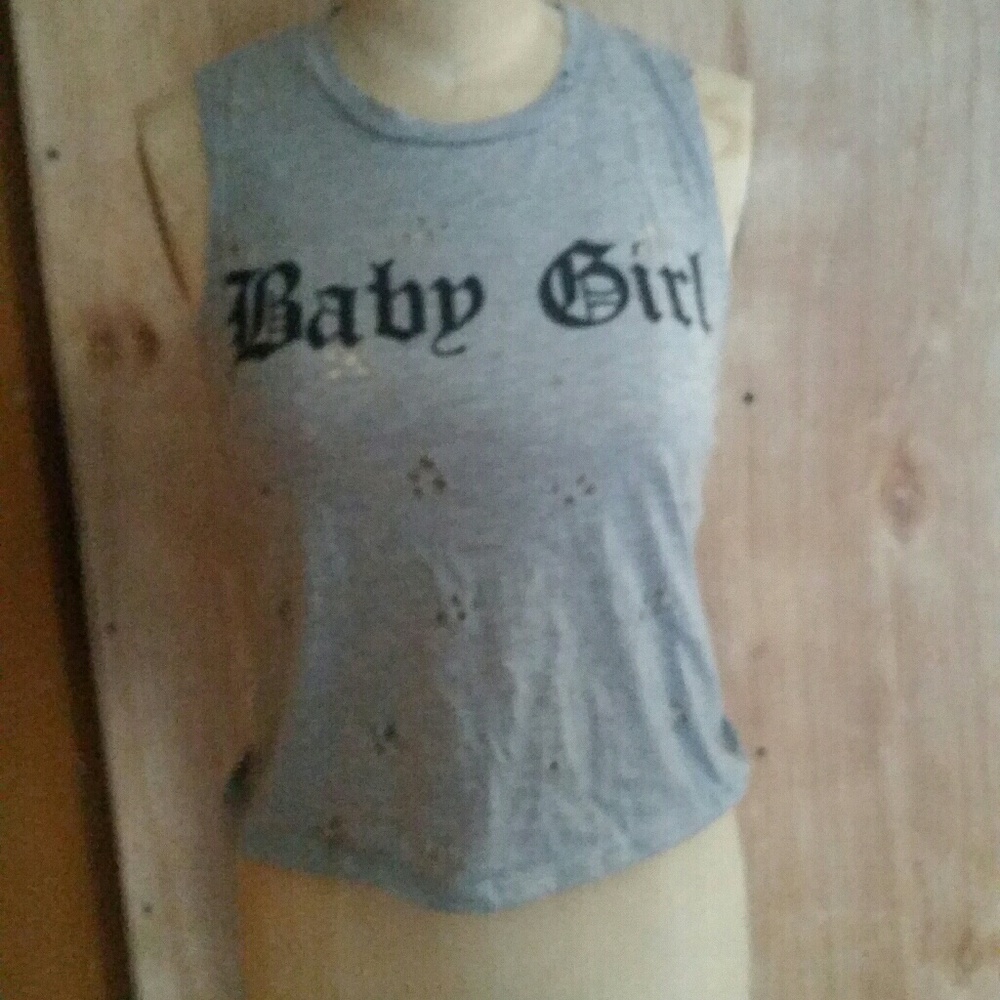 baby girl muscle tee